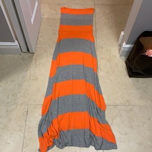 Gap stripe maxi dress/maxi skirt size xs